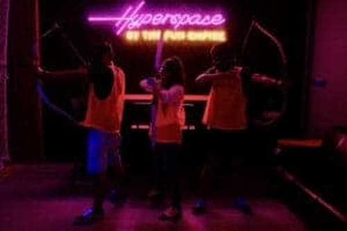 Hyperspace Neon Archery Tag